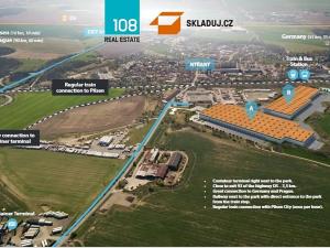 Pronájem skladu, Úherce, 30000 m2