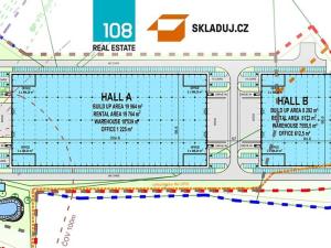 Pronájem skladu, Branišovice, 4000 m2