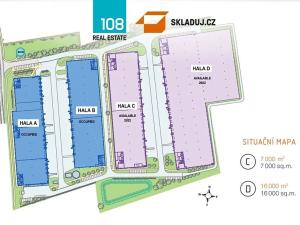 Pronájem skladu, Vejprnice, Tyršova, 7000 m2