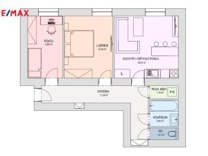 Prodej bytu 3+kk, Příbram - Příbram VII, náměstí 17. listopadu, 61 m2
