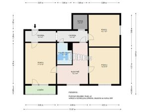 Prodej bytu 3+1, Přerov, Na Odpoledni, 71 m2