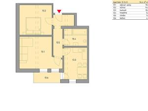 Prodej bytu 2+1, Železná Ruda, 55 m2