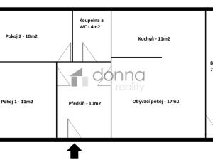 Pronájem bytu 3+kk, Praha, Kotorská, 63 m2
