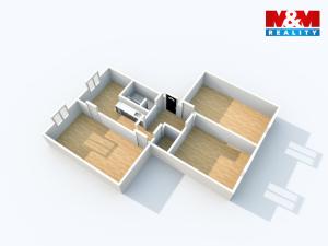 Prodej bytu 3+1, Ústí nad Labem - Neštěmice, Seifertova, 81 m2