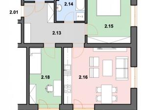 Pronájem bytu 3+kk, Hronov, Husova, 70 m2