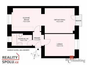 Prodej bytu 2+1, Milevsko, P. Bezruče, 58 m2