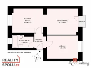 Prodej bytu 2+1, Milevsko, P. Bezruče, 58 m2