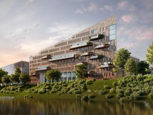 Pronájem kanceláře, Praha - Karlín, Karolinská, 1044 m2