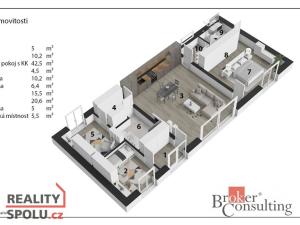 Prodej rodinného domu, Mžany, 113 m2