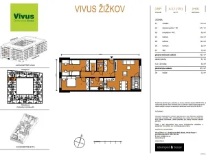 Prodej bytu 3+kk, Praha - Žižkov, Roháčova, 87 m2