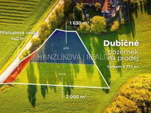 Prodej pozemku pro bydlení, Dubičné, 1630 m2
