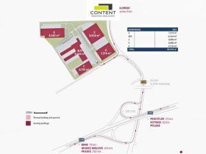 Pronájem skladu, Olomouc - Nemilany, Dolní novosadská, 1566 m2