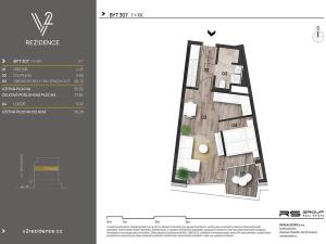 Prodej bytu 1+kk, Praha - Košíře, Hlaváčkova, 38 m2