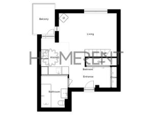 Pronájem bytu 1+kk, Praha, Sekaninova, 40 m2