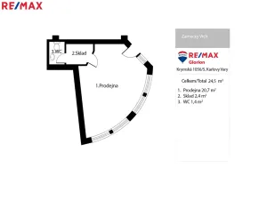 Prodej obchodního prostoru, Karlovy Vary, Zámecký vrch, 30 m2