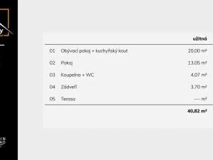 Prodej apartmánu, Mikulovice, 41 m2