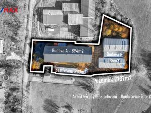 Prodej skladu, Doubravice, 1280 m2