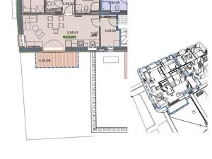 Pronájem bytu 3+kk, Hluboká nad Vltavou, Masarykova, 83 m2