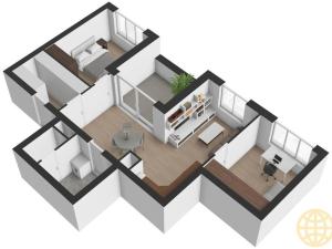 Pronájem bytu 3+kk, Tábor, Kpt. Jaroše, 73 m2