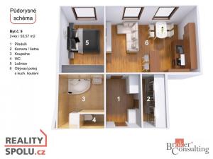 Prodej bytu 2+kk, Hrádek nad Nisou, 1. máje, 55 m2