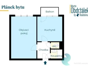 Prodej bytu 1+1, České Budějovice, Papírenská, 38 m2