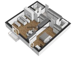 Pronájem bytu 2+kk, Jesenice, Cedrová, 71 m2