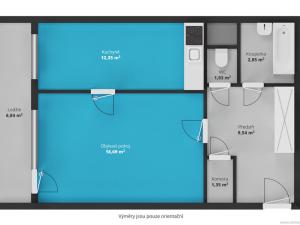 Prodej bytu 1+1, Praha - Stodůlky, Archeologická, 46 m2