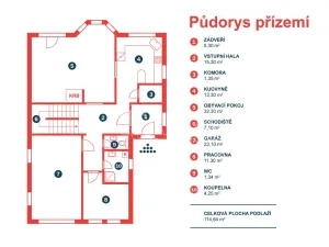 Prodej rodinného domu, Praha - Uhříněves, Jana Srba, 223 m2