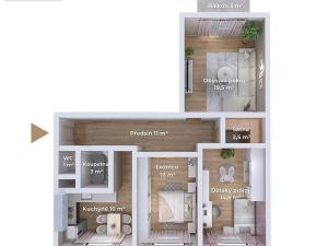 Prodej bytu 3+1, Brno - Štýřice, Horní, 75 m2