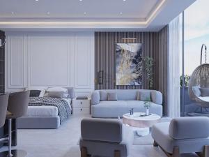 Prodej bytu 1+kk, Trikomo, Kypr, 47 m2