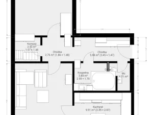 Pronájem bytu 2+1, Brno - Jundrov, Jasanová, 58 m2