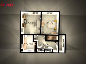 Prodej rodinného domu, Dačice - Dačice III, Svobodova, 93 m2