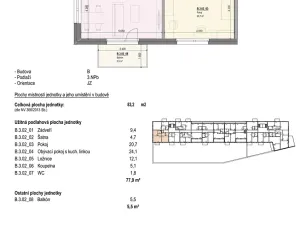 Prodej bytu 3+kk, Brno, Kalová, 83 m2