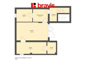 Pronájem chaty, Brno - Žebětín, 129 m2