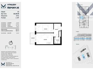 Prodej bytu 2+kk, Praha - Řeporyje, Jáchymovská, 47 m2