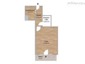 Prodej bytu 1+1, Praha - Strašnice, Vykáňská, 32 m2