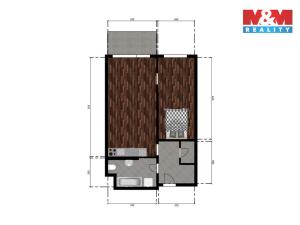 Prodej bytu 2+kk, Praha - Střížkov, Zakšínská, 53 m2