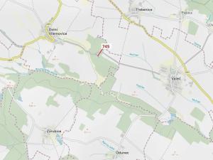 Dražba lesa, Dolní Vilémovice, 1957 m2