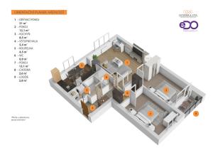 Prodej bytu 3+kk, Krnov, Budovatelů, 68 m2