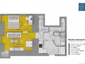 Prodej bytu 2+kk, Praha - Nusle, Slavojova, 51 m2
