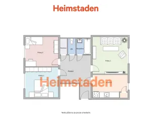 Pronájem bytu 3+1, Havířov - Město, Dělnická, 78 m2