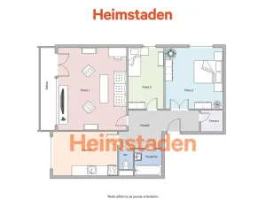 Pronájem bytu 3+1, Havířov - Podlesí, Mládežnická, 69 m2