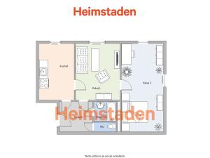 Pronájem bytu 2+1, Ostrava - Poruba, Alšova, 61 m2