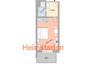 Pronájem bytu 1+kk, Plzeň - Jižní Předměstí, Magisterská, 30 m2