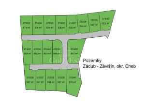 Prodej pozemku pro bydlení, Zádub-Závišín, 538 m2