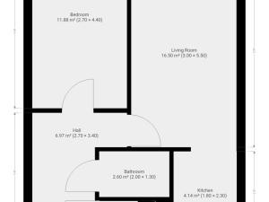 Pronájem bytu 2+kk, Praha - Kobylisy, Šiškova, 45 m2