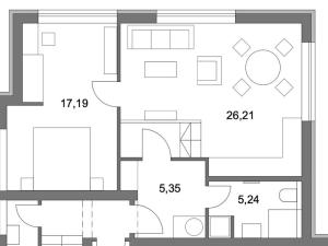 Pronájem bytu 2+kk, Mladá Boleslav - Mladá Boleslav III, Vondřichova, 54 m2