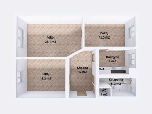 Prodej bytu 3+1, Jeseník, Fučíkova, 86 m2