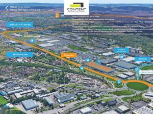 Pronájem výrobních prostor, Plzeň - Skvrňany, U Nové Hospody, 3820 m2