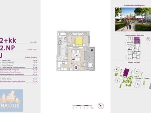 Pronájem bytu 2+kk, Praha - Čimice, Hrašeho, 74 m2